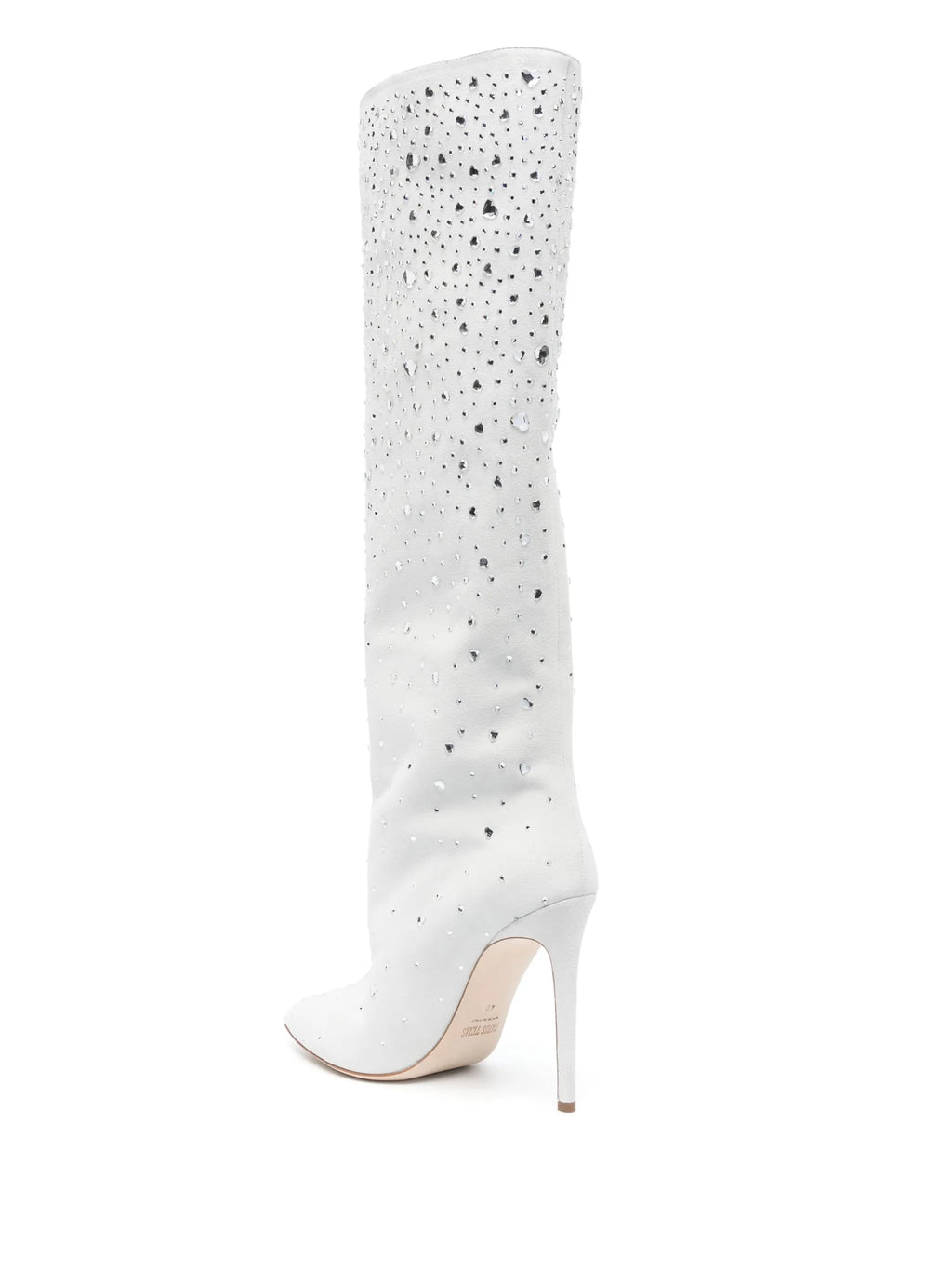 Paris Texas - Holly Love Crystal-embellished Suede Boots