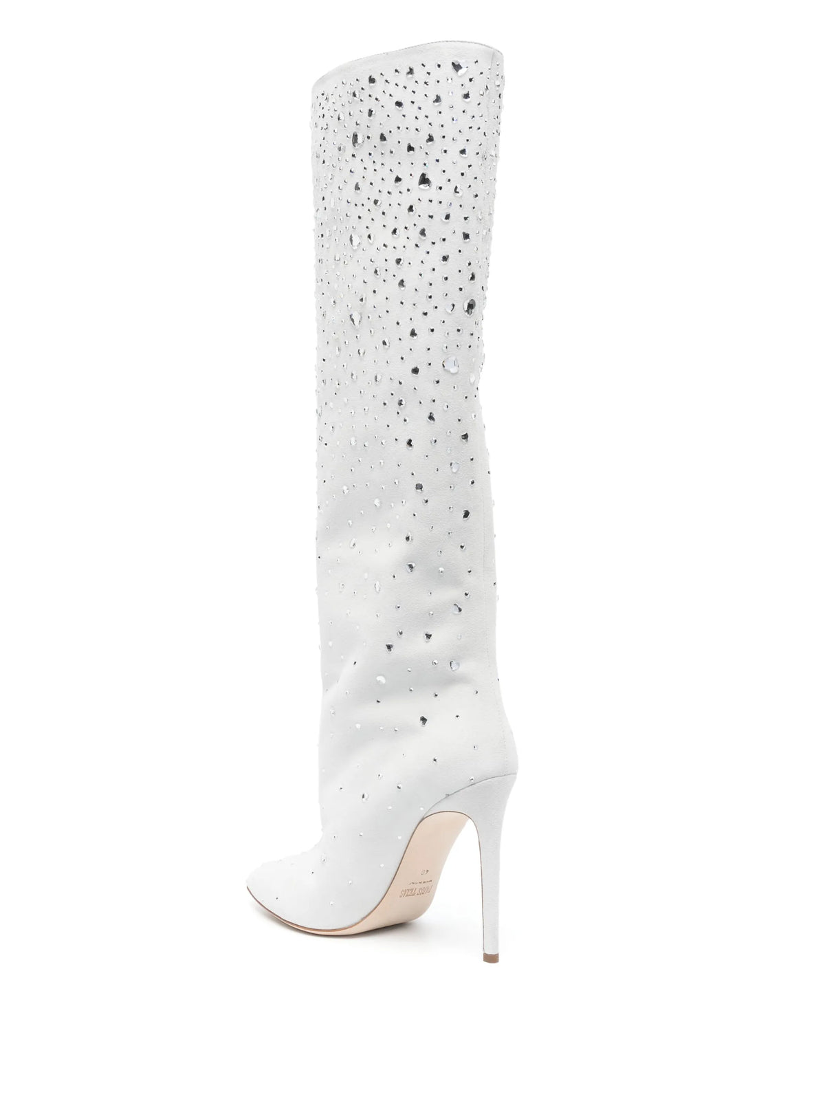 Paris Texas - Holly Love Crystal-embellished Suede Boots