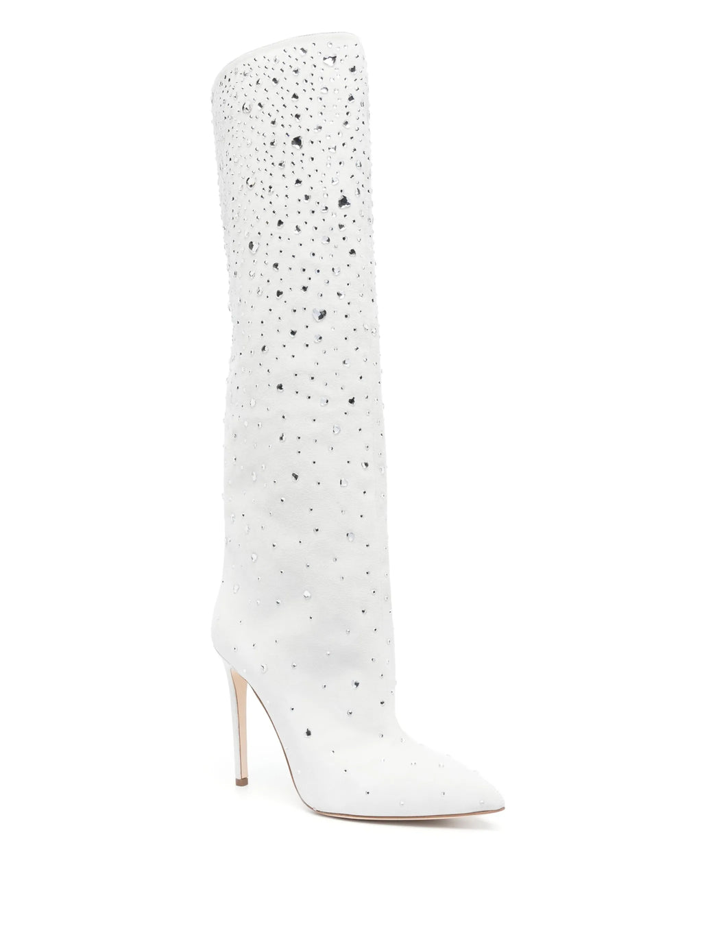 Paris Texas - Holly Love Crystal-embellished Suede Boots