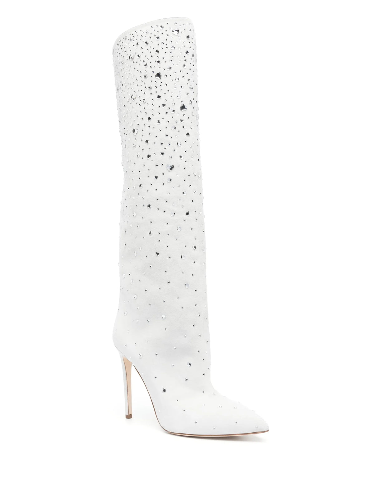 Paris Texas - Holly Love Crystal-embellished Suede Boots