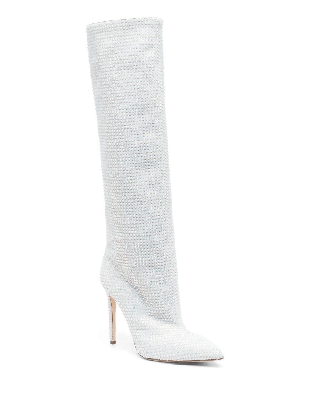 Paris Texas - Holly 115mm Crystal-embellished Knee-high Boots