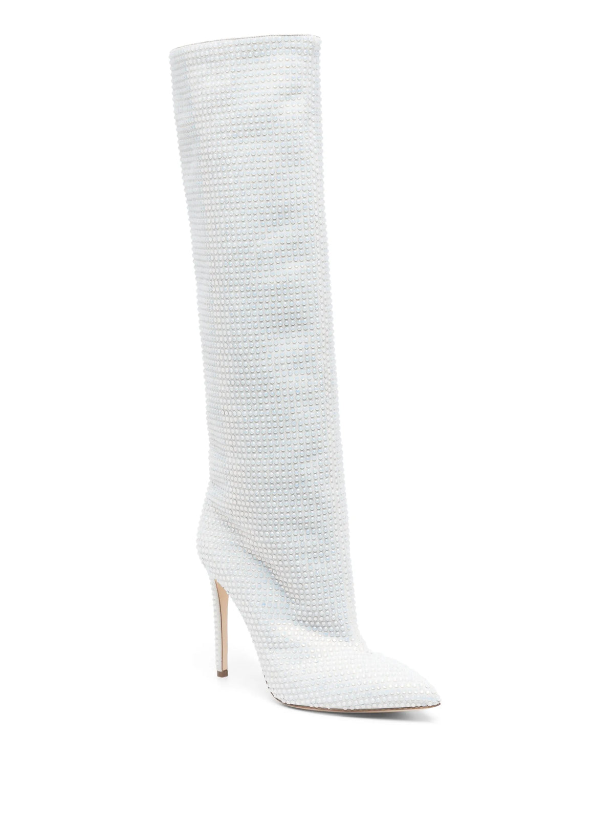 Paris Texas - Holly 115mm Crystal-embellished Knee-high Boots