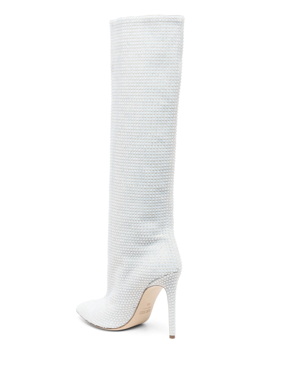 Paris Texas - Holly 115mm Crystal-embellished Knee-high Boots