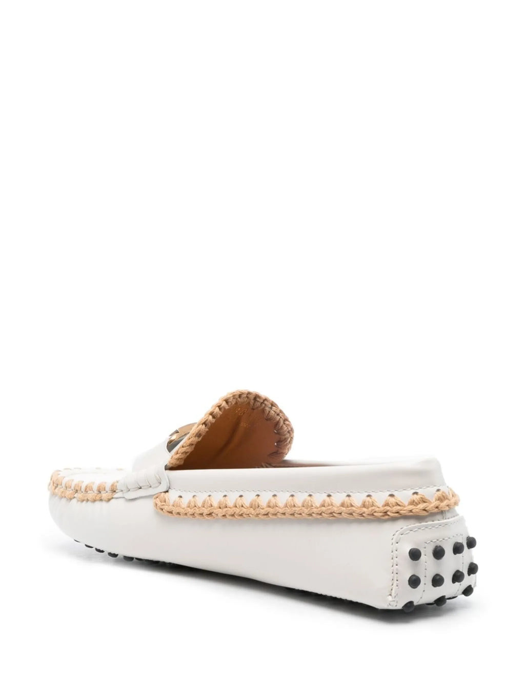Tod's - Whipstitch Buckled Leather Loafers