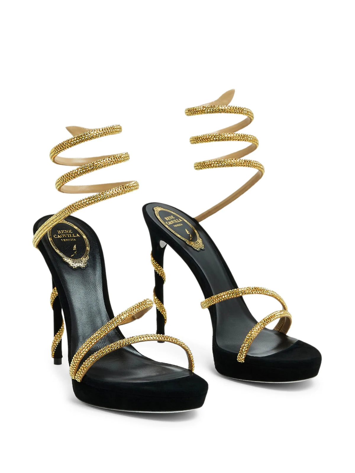 René Caovilla - Cleo Crystal-embellished Sandals