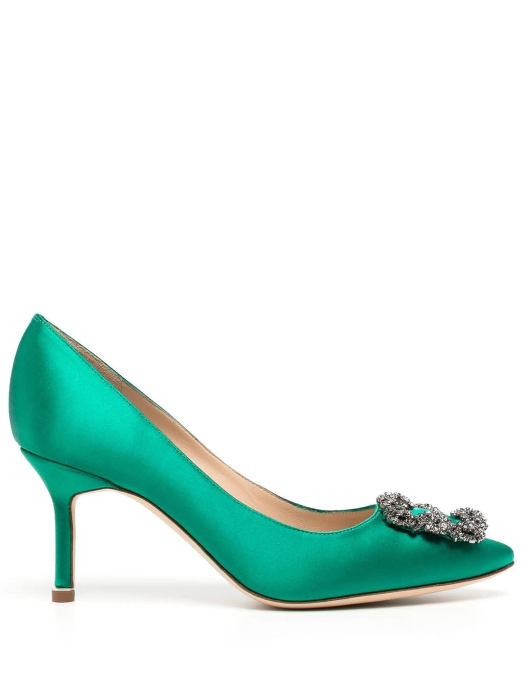 Manolo Blahnik - Hangisi Embellished Pumps