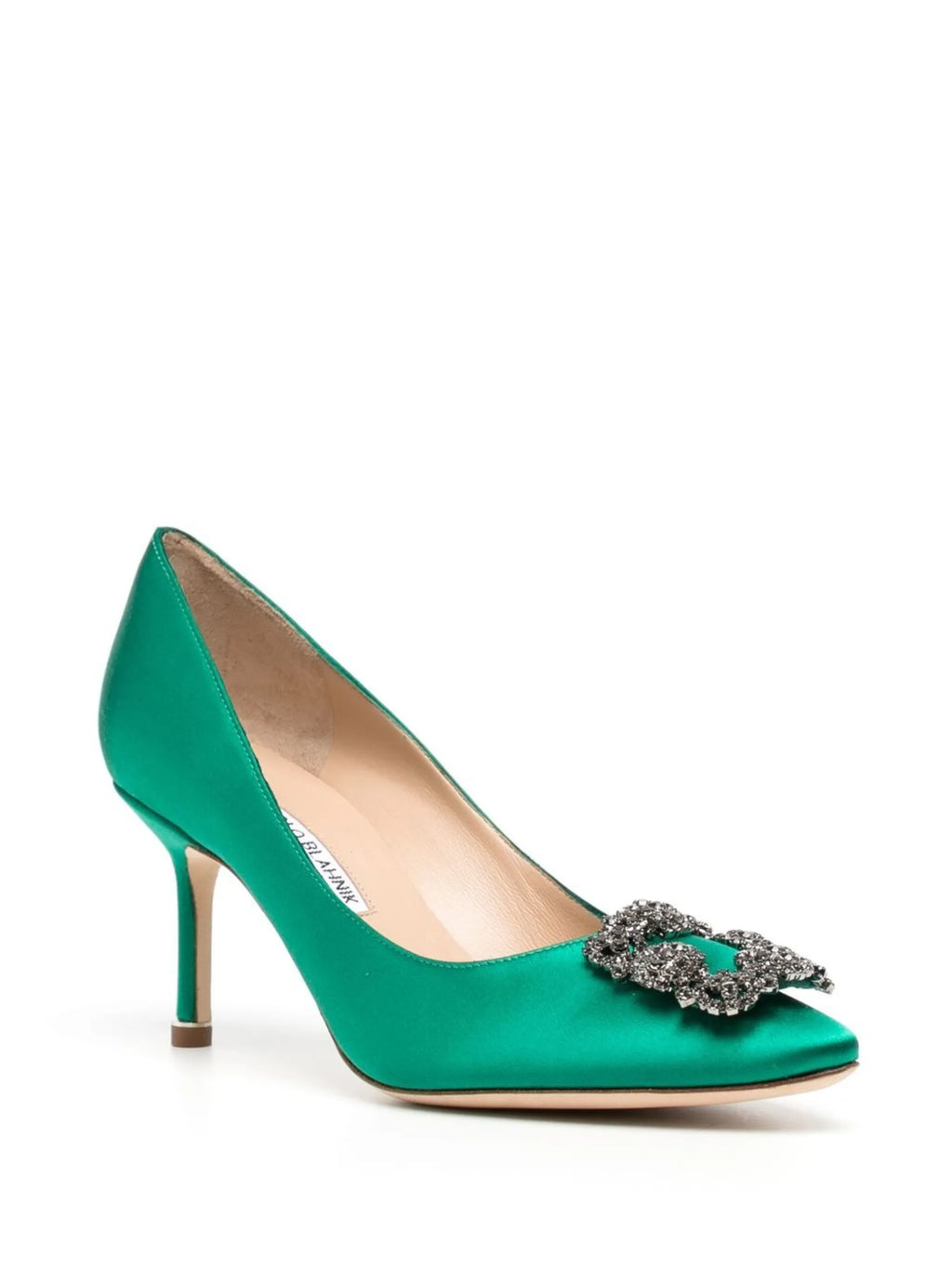 Manolo Blahnik - Hangisi Embellished Pumps