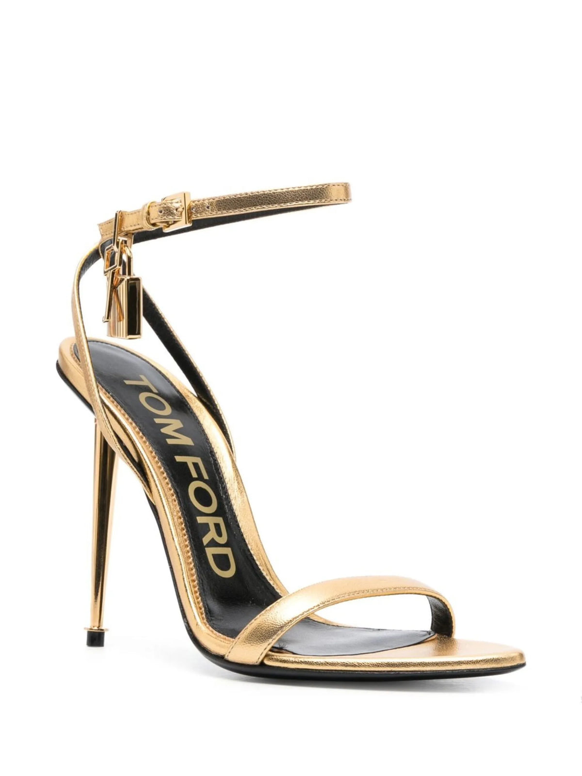 Tom Ford - 115mm Padlock Metallic Sandals