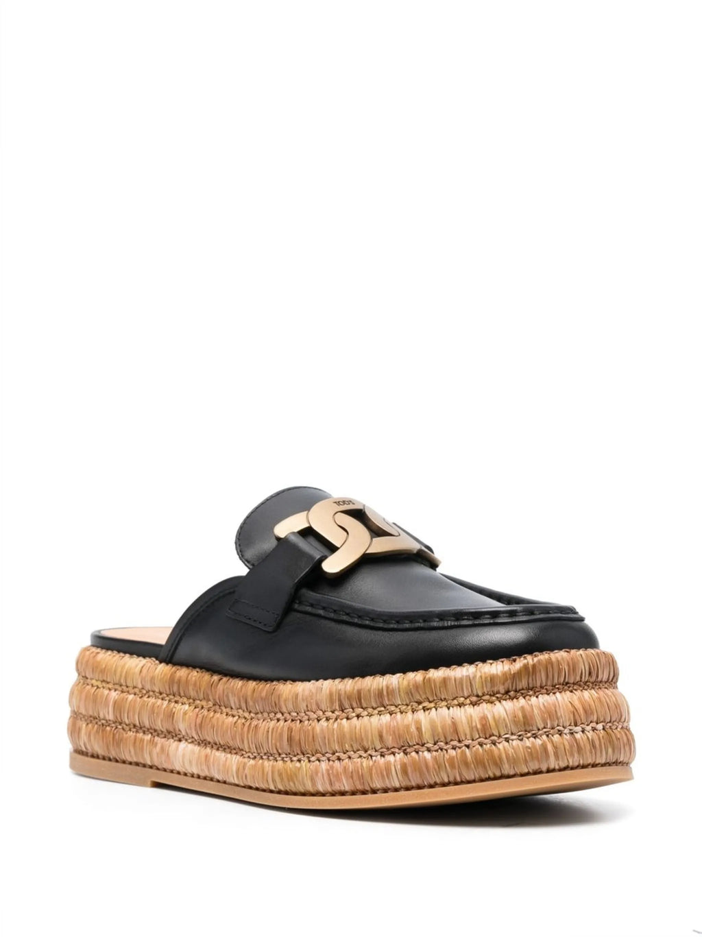 Tod's - Logo-plaque Leather Espadrilles