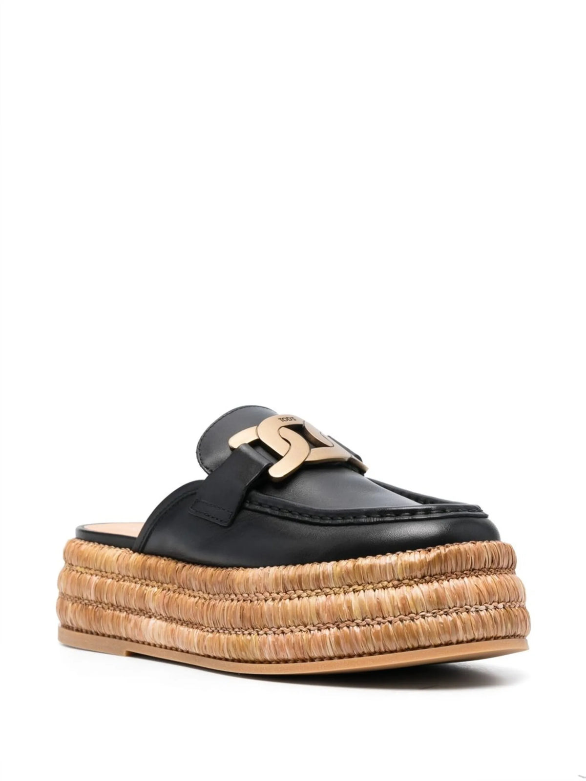 Tod's - Logo-plaque Leather Espadrilles