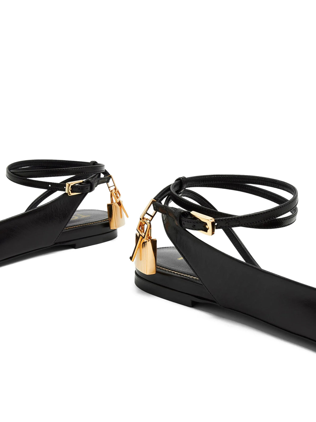 Tom Ford - Shiny Kid Slingback Ballerina Shoes