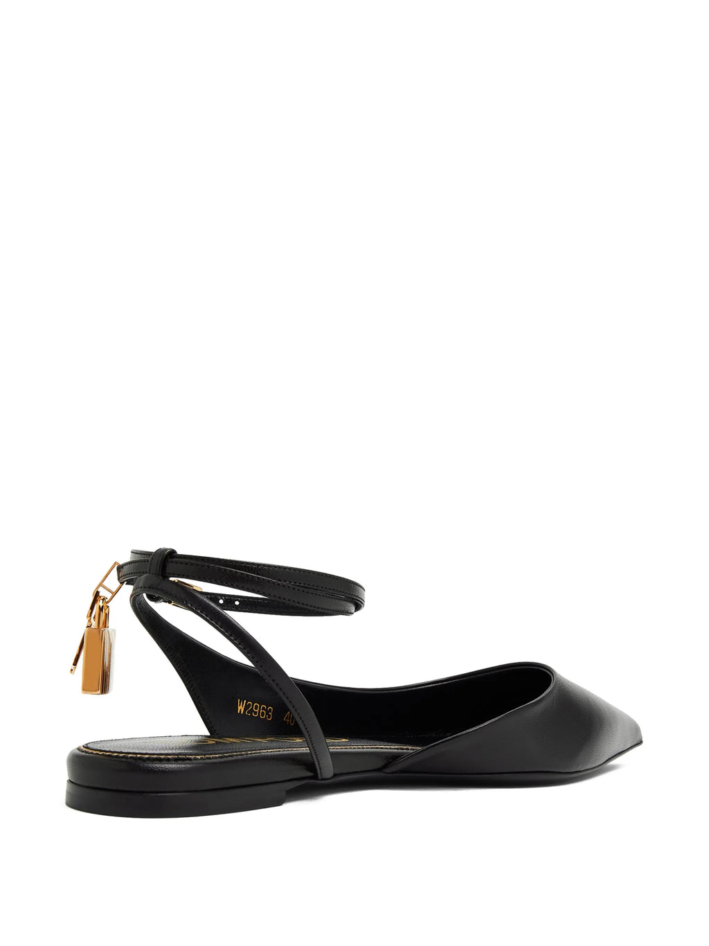 Tom Ford - Shiny Kid Slingback Ballerina Shoes