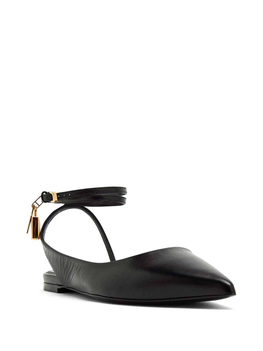 Tom Ford - Shiny Kid Slingback Ballerina Shoes