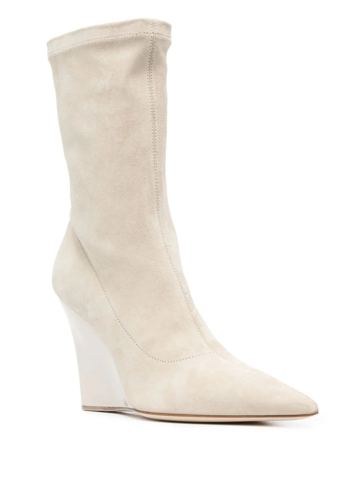 Paris Texas - 100mm Wanda Suede Ankle Boots