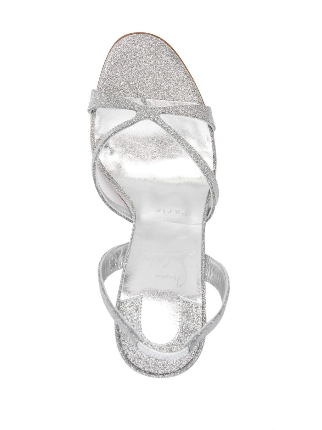 Christian Louboutin - Metallic-effect 115mm Sandals