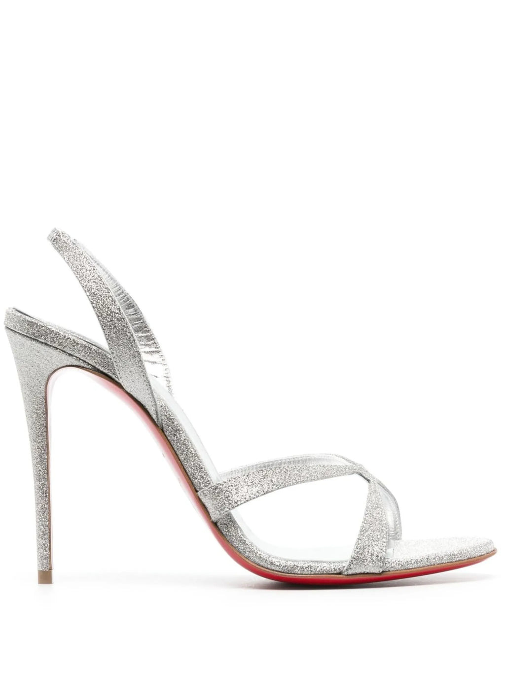 Christian Louboutin - Metallic-effect 115mm Sandals