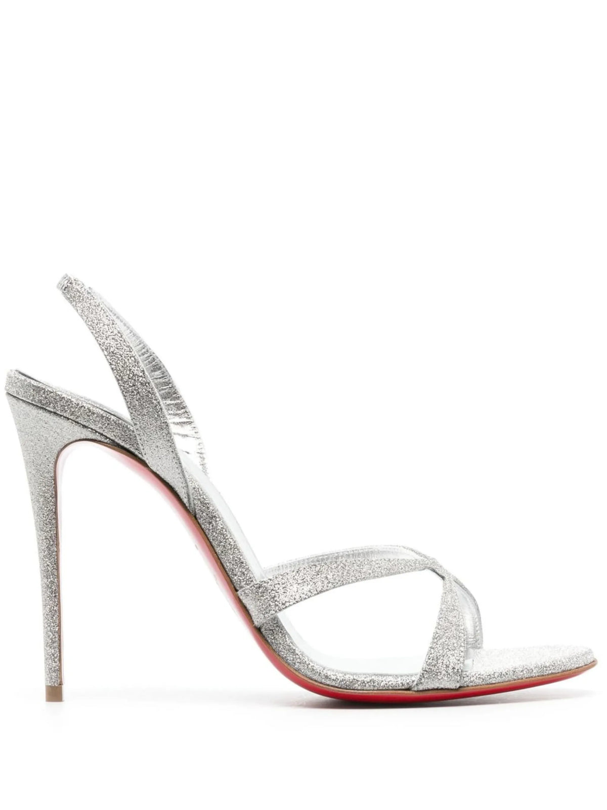Christian Louboutin - Metallic-effect 115mm Sandals