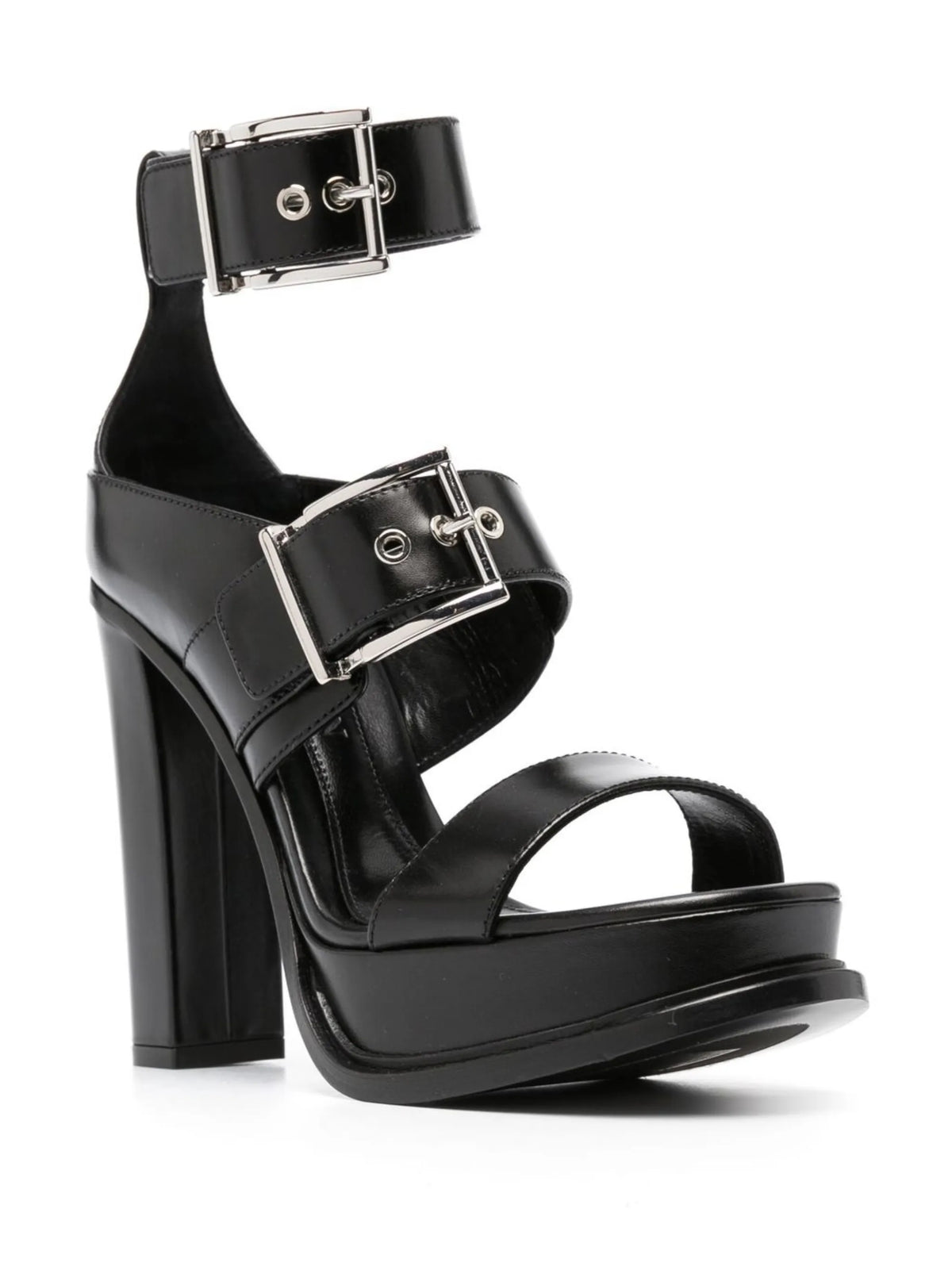 Alexander McQueen - 125mm Heeled Leather Sandals