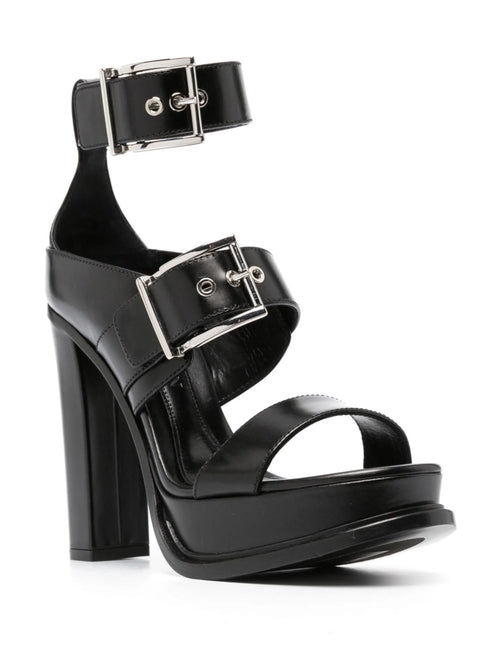 Alexander McQueen - 125mm Heeled Leather Sandals