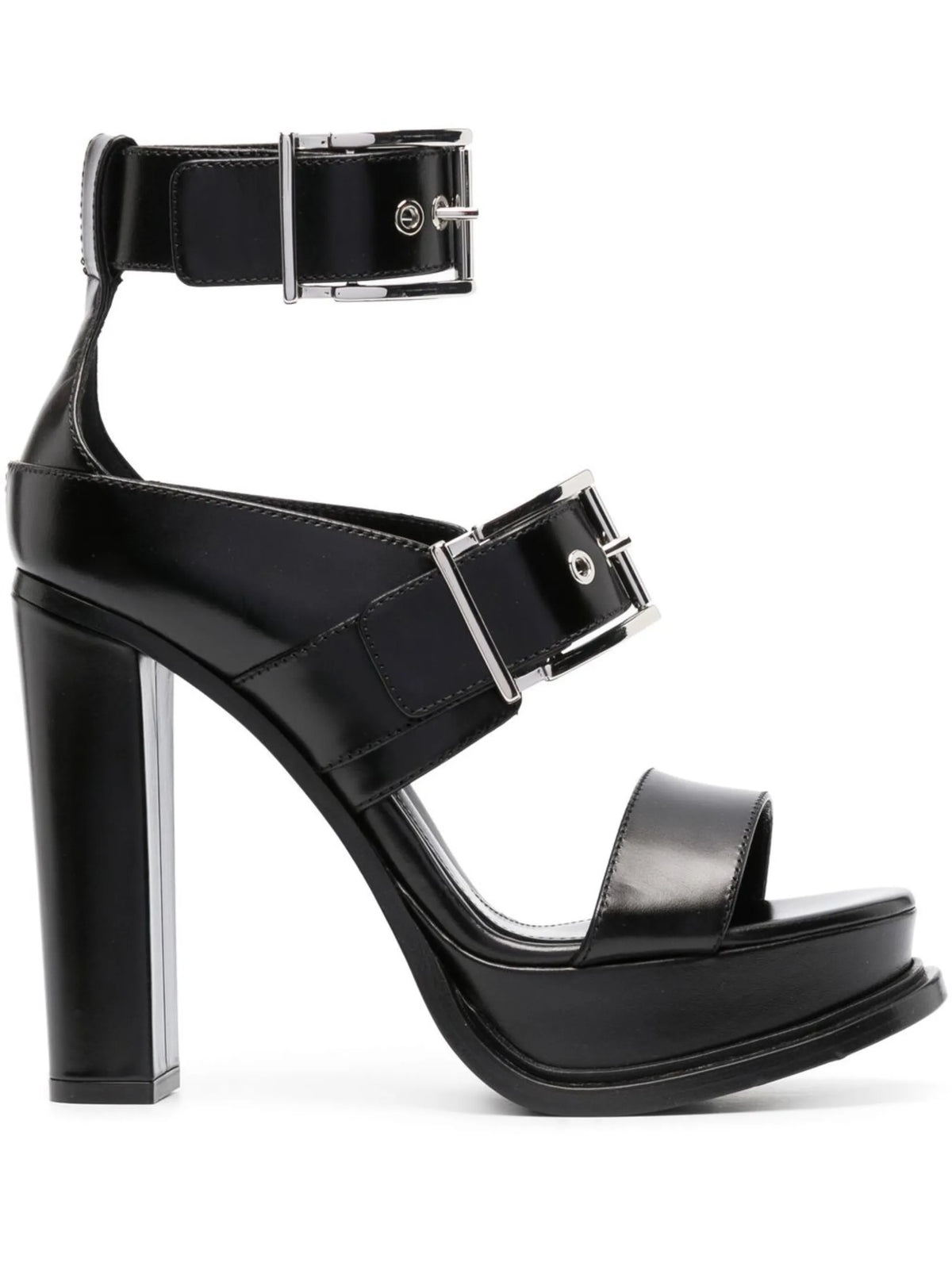 Alexander McQueen - 125mm Heeled Leather Sandals