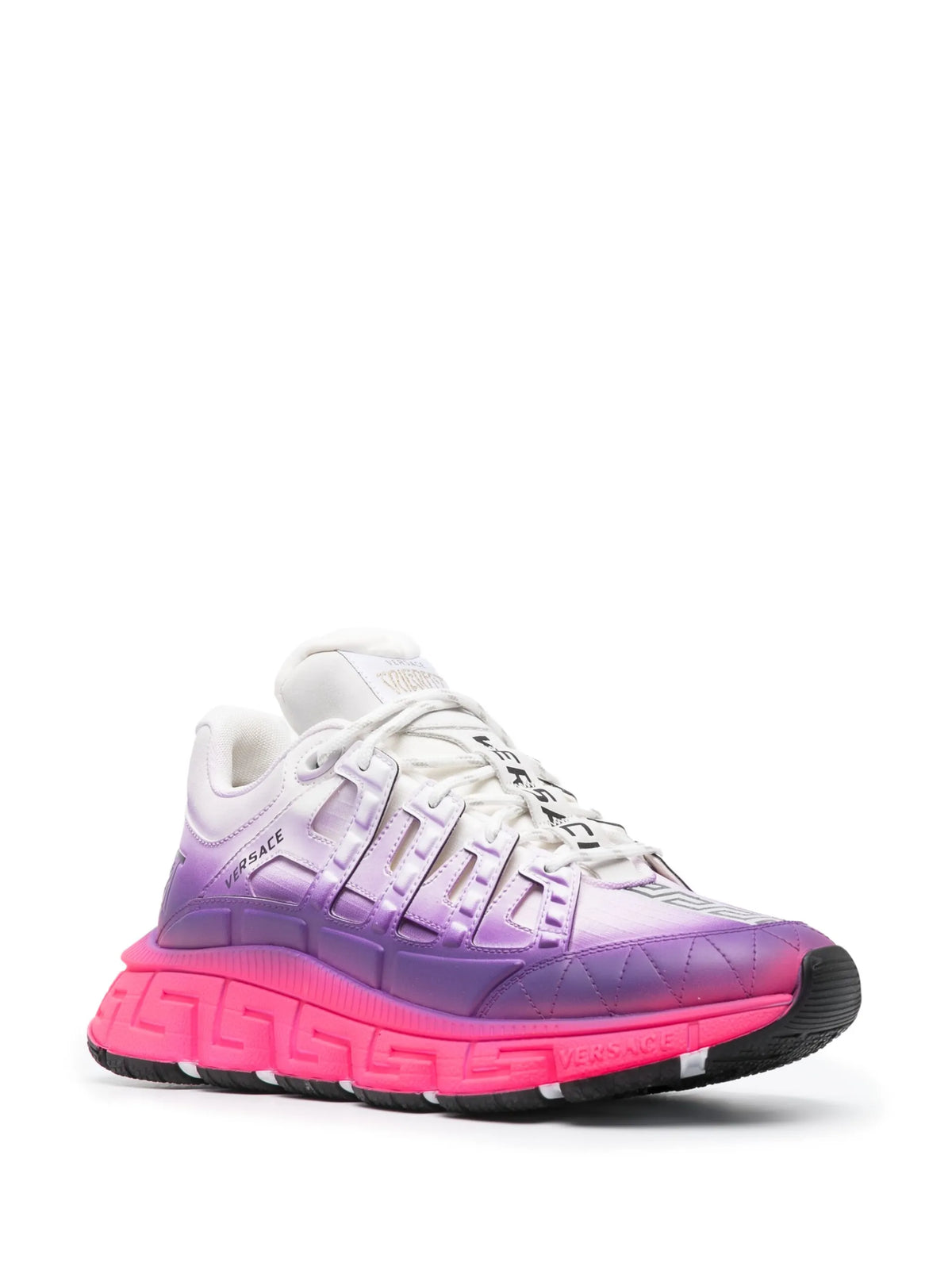 Versace - Trigreca Leather Sneakers