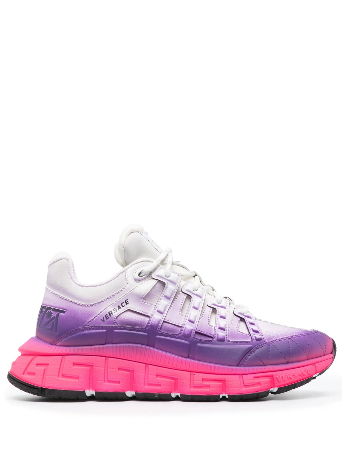 Versace - Trigreca Leather Sneakers