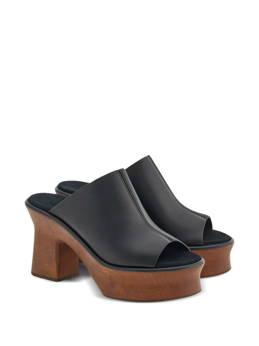 Ferragamo - 85mm Leather Wedge Sandals