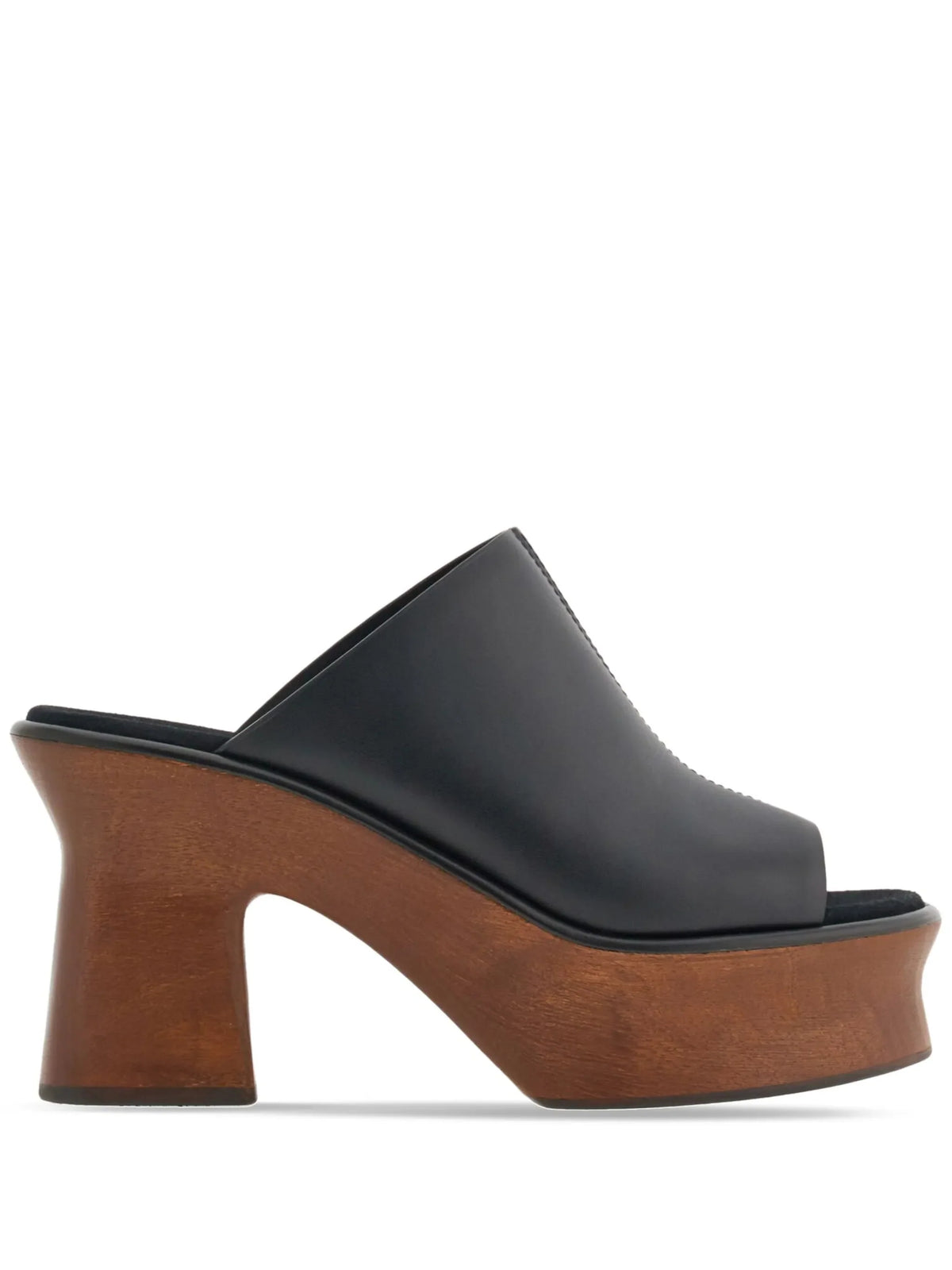 Ferragamo - 85mm Leather Wedge Sandals