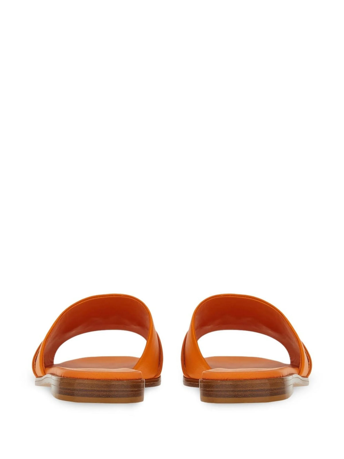 Ferragamo - Gancini Leather Slide Sandals