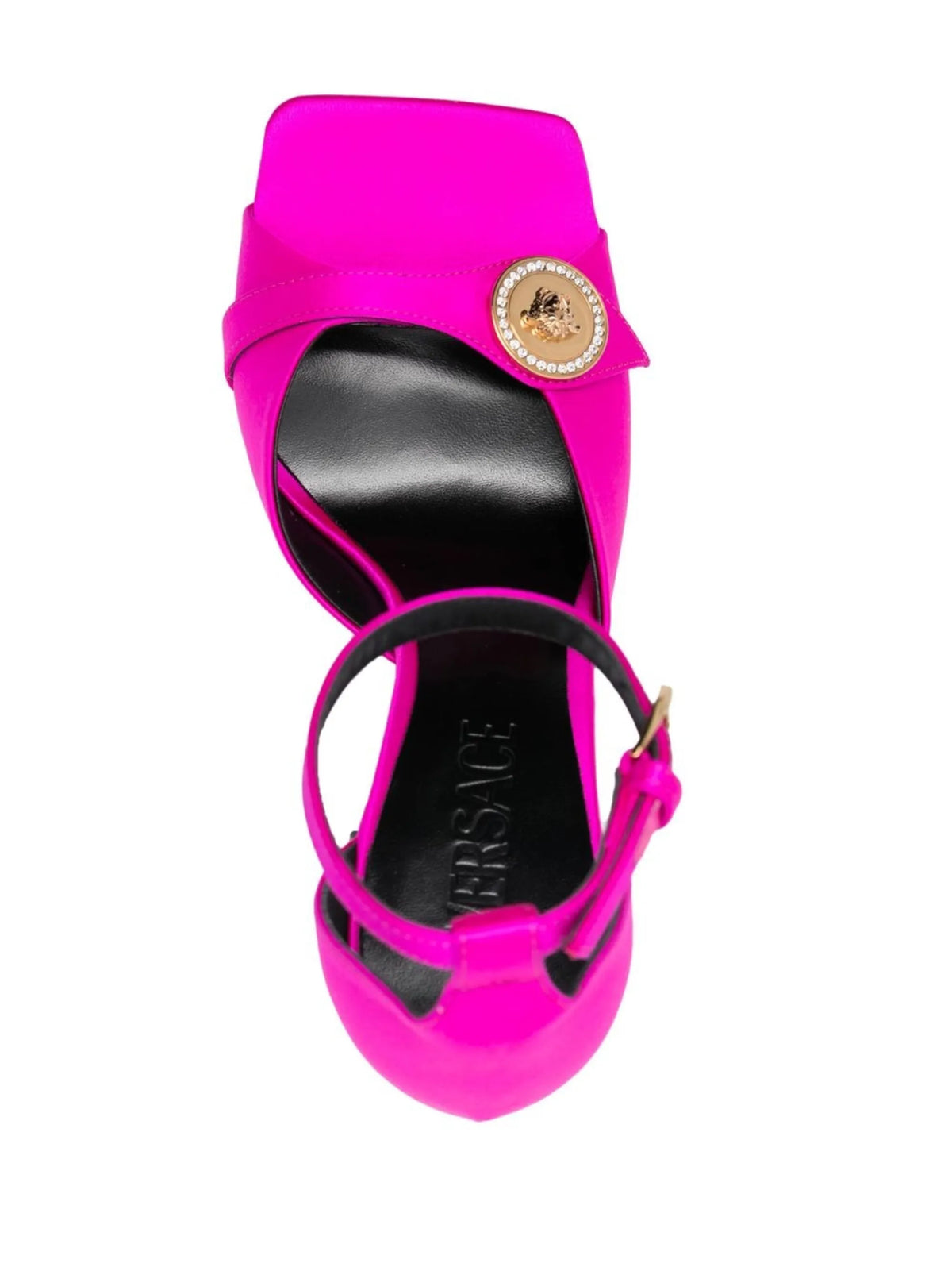 Versace - Medusa 110mm Satin Sandals