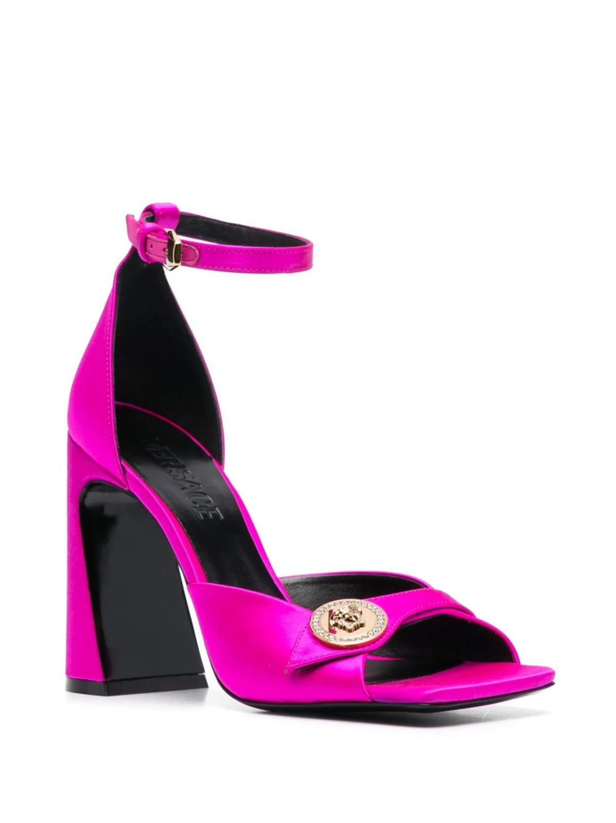 Versace - Medusa 110mm Satin Sandals