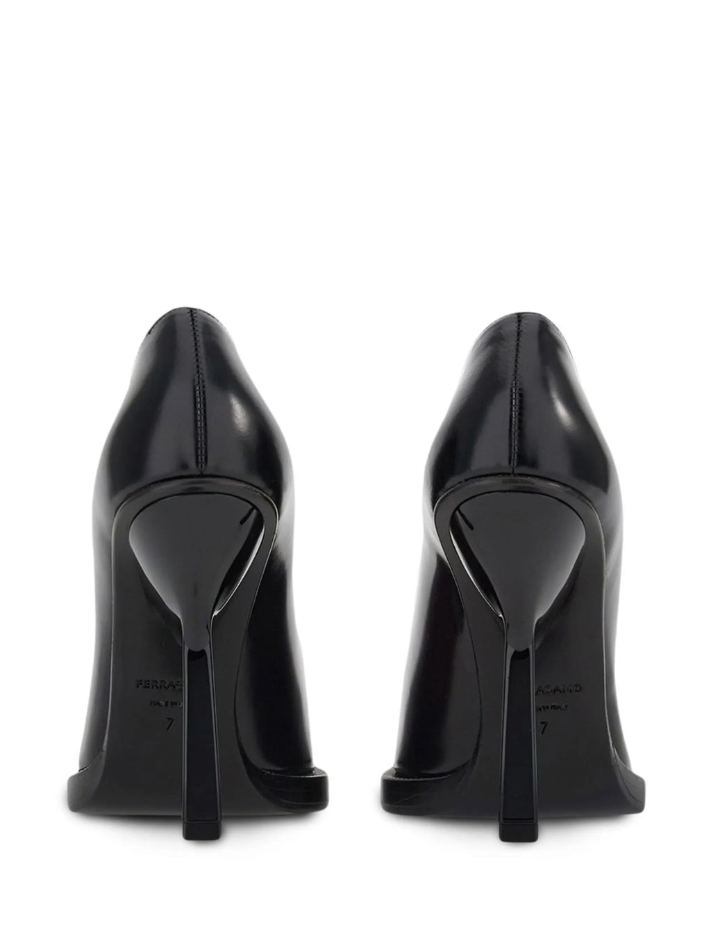 Ferragamo - Shaped-high-heel Pumps