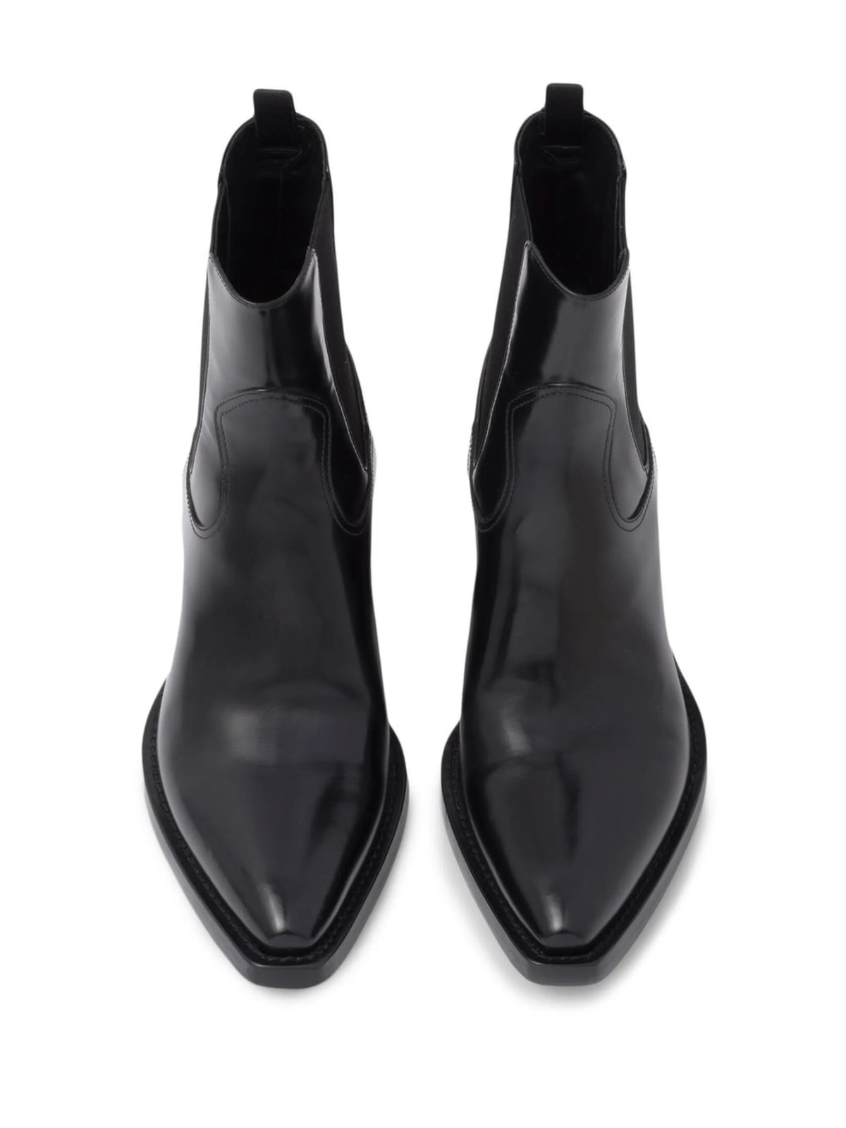 Prada - Brushed Leather Chelsea Boots