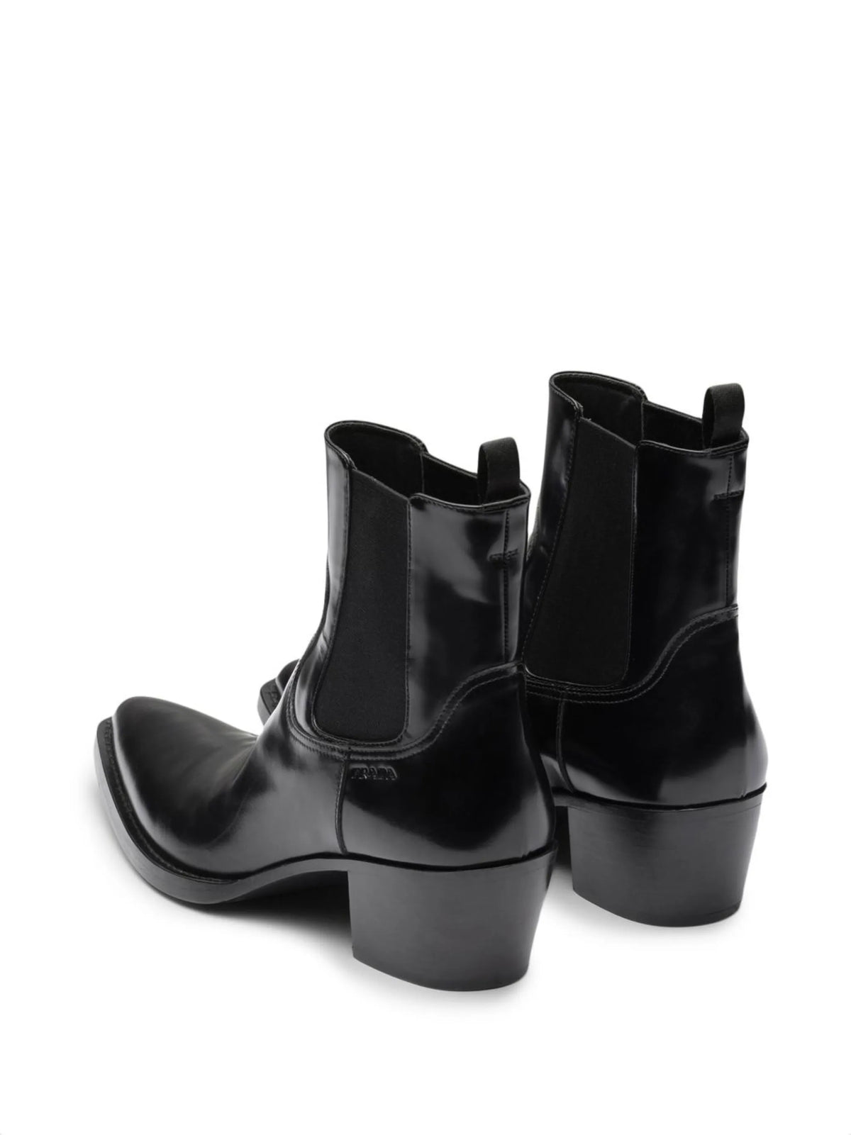 Prada - Brushed Leather Chelsea Boots