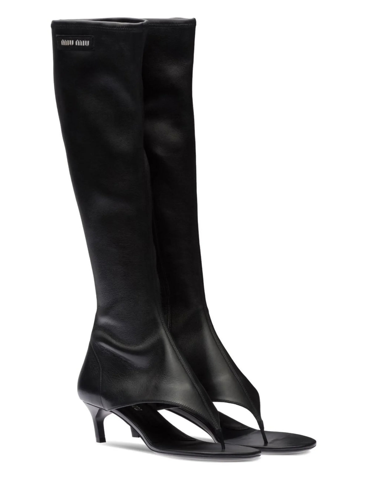 Miu Miu - Low-heel Thong Boots