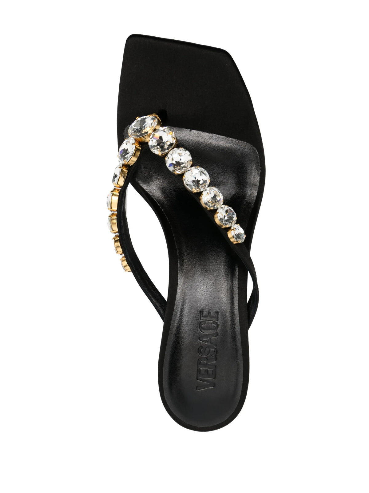 Versace - 55mm Crystal-embellished Thong Sandals