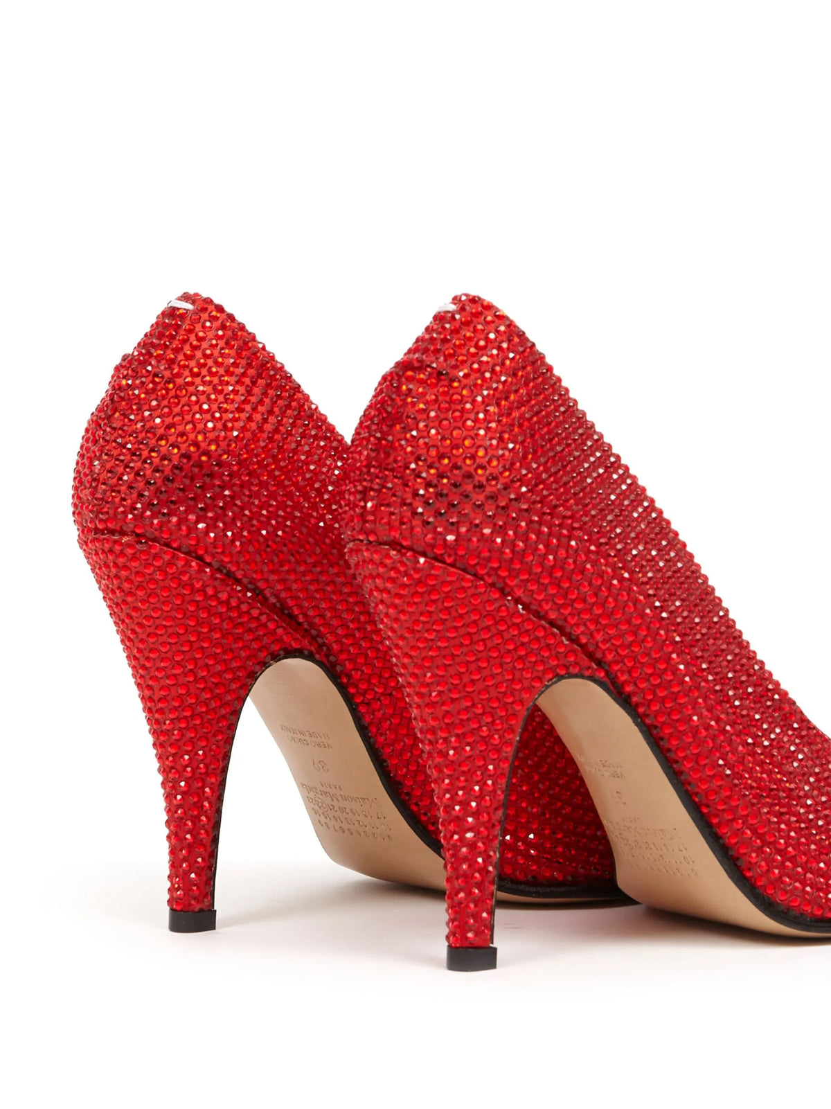 Maison Margiela - Tabi 110mm Rhinestone-embellished Pumps