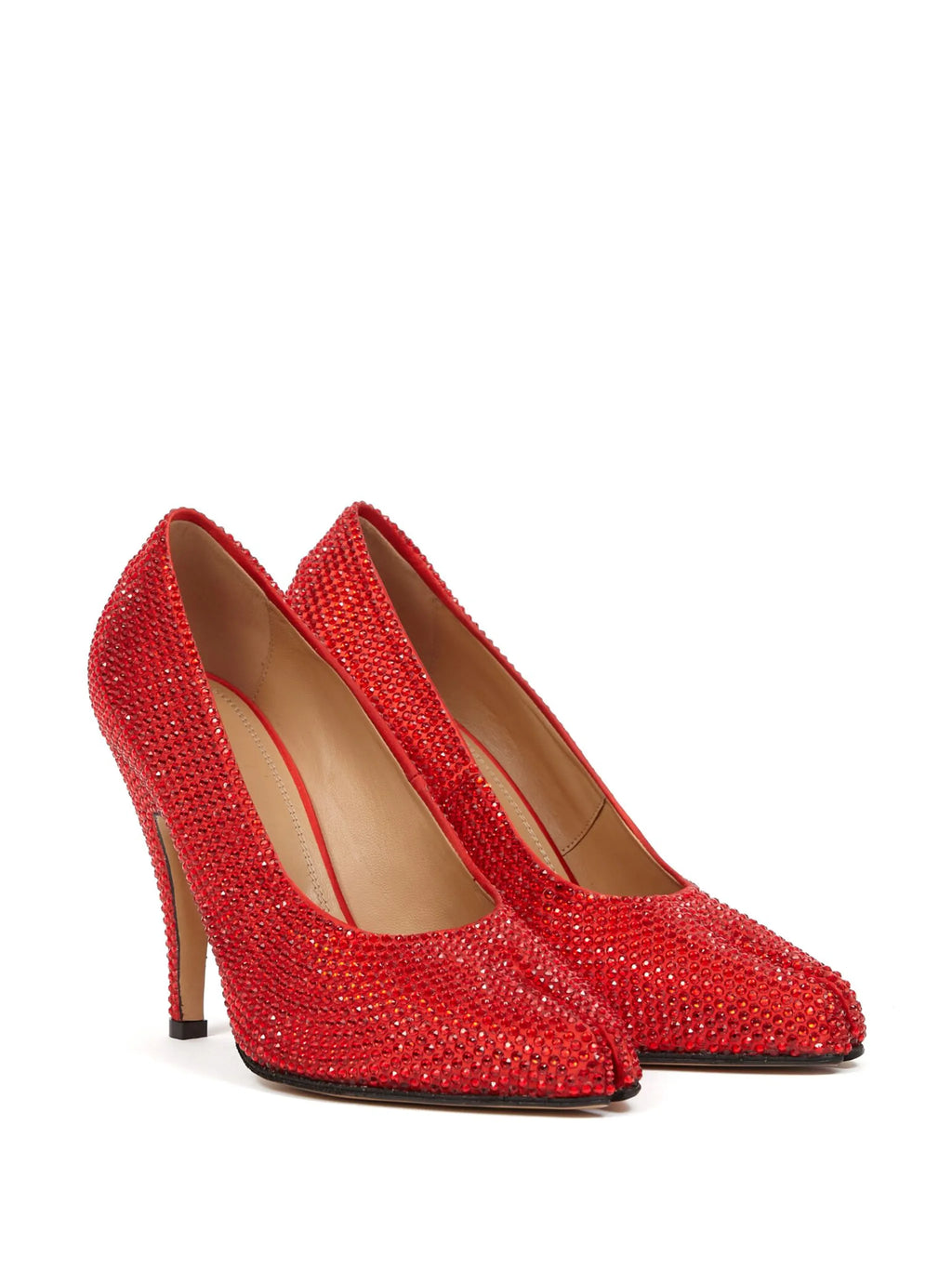Maison Margiela - Tabi 110mm Rhinestone-embellished Pumps