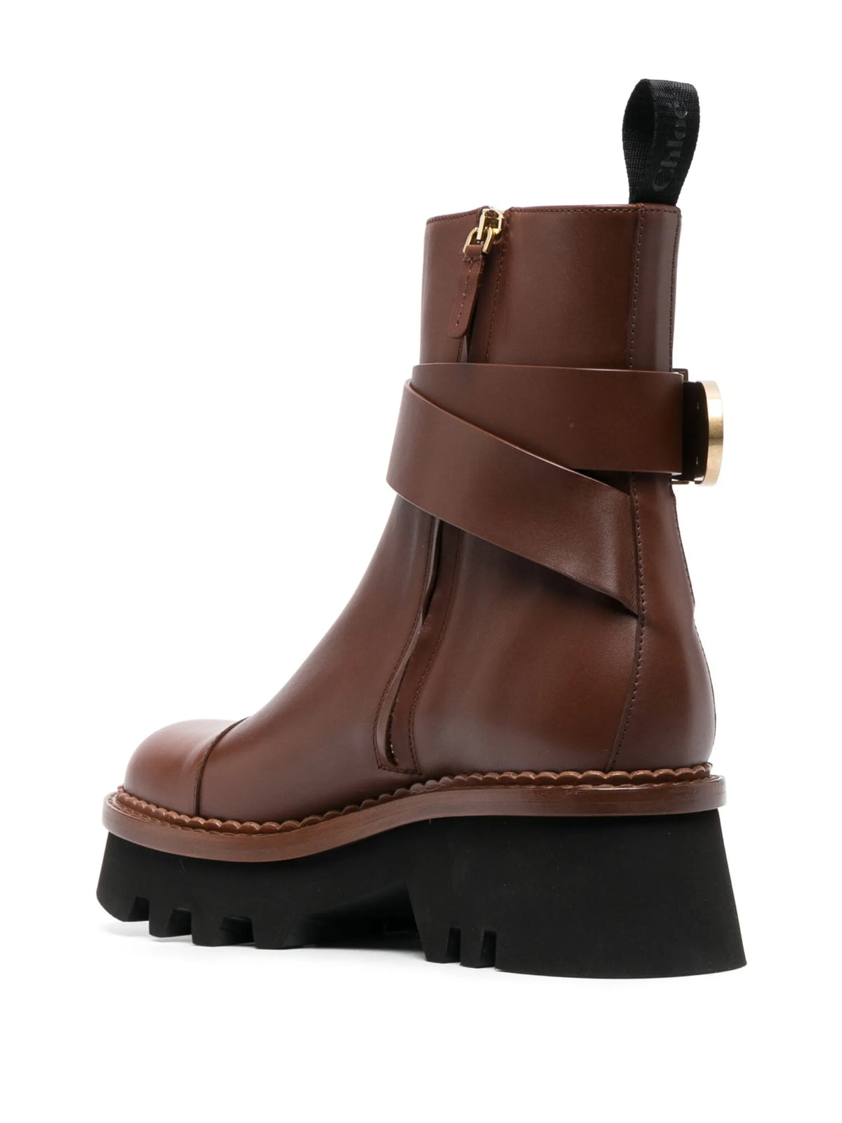 Chloé - Owena Ankle Leather Boots