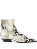 Khaite - Marfa 40mm Leather Ankle Boots