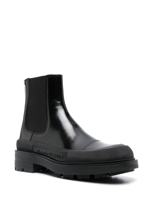 Alexander McQueen - Leather Ankle Boots