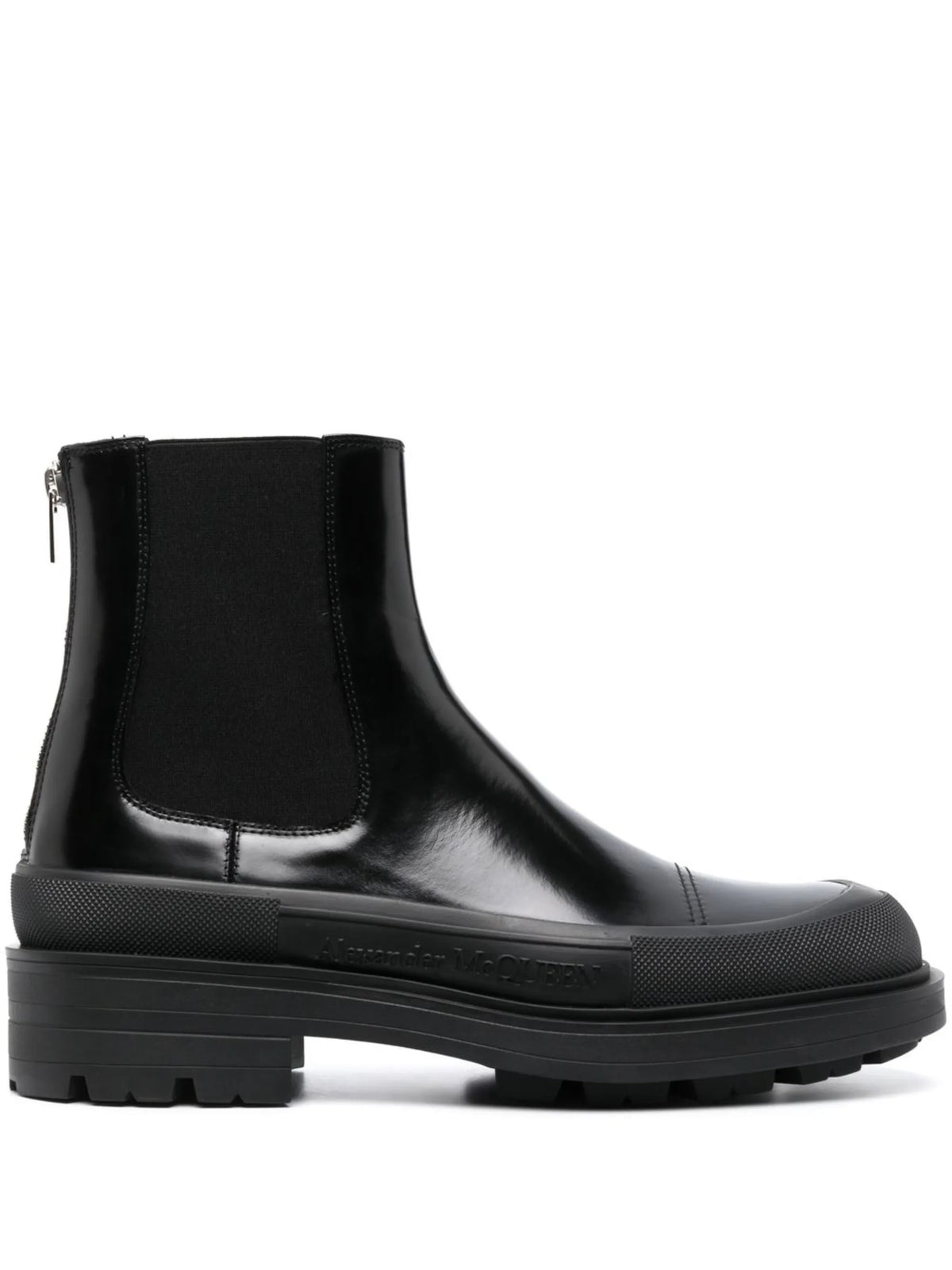 Alexander McQueen - Leather Ankle Boots