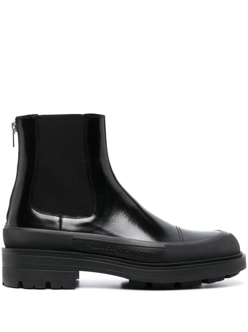 Alexander McQueen - Leather Ankle Boots