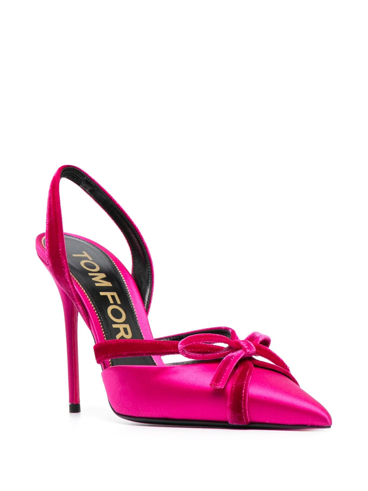 Tom Ford - 105mm Slingback Satin Pumps