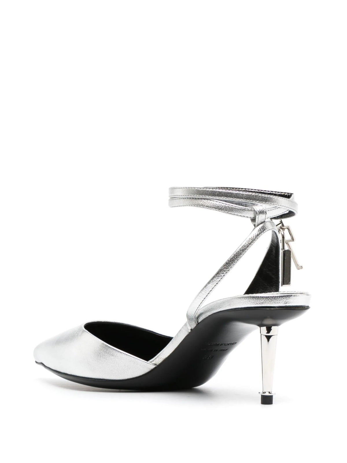 Tom Ford - 55mm Padlock-detail Leather Pumps