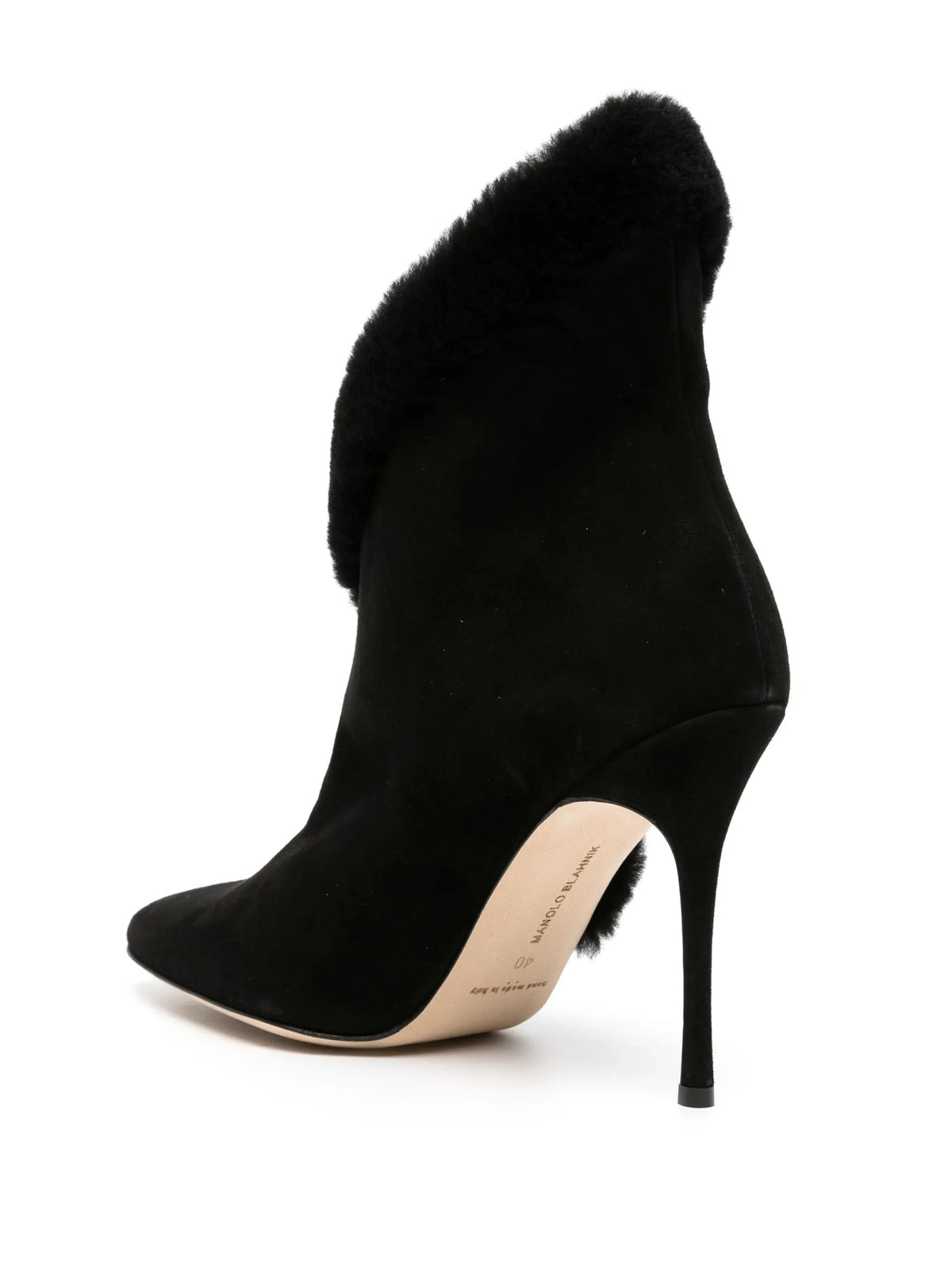 Manolo Blahnik - Nestanu 105mm Suede Boots