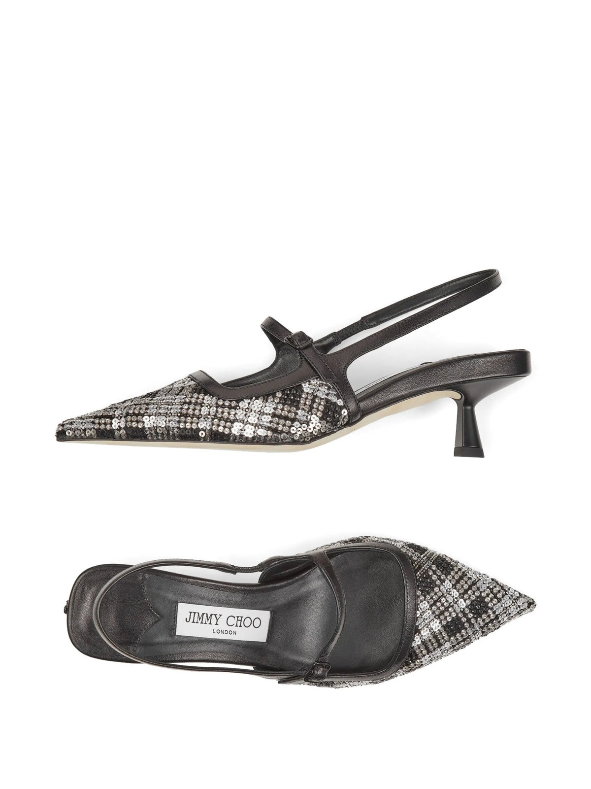 Jimmy Choo - Didi 45mm Check-print Pumps