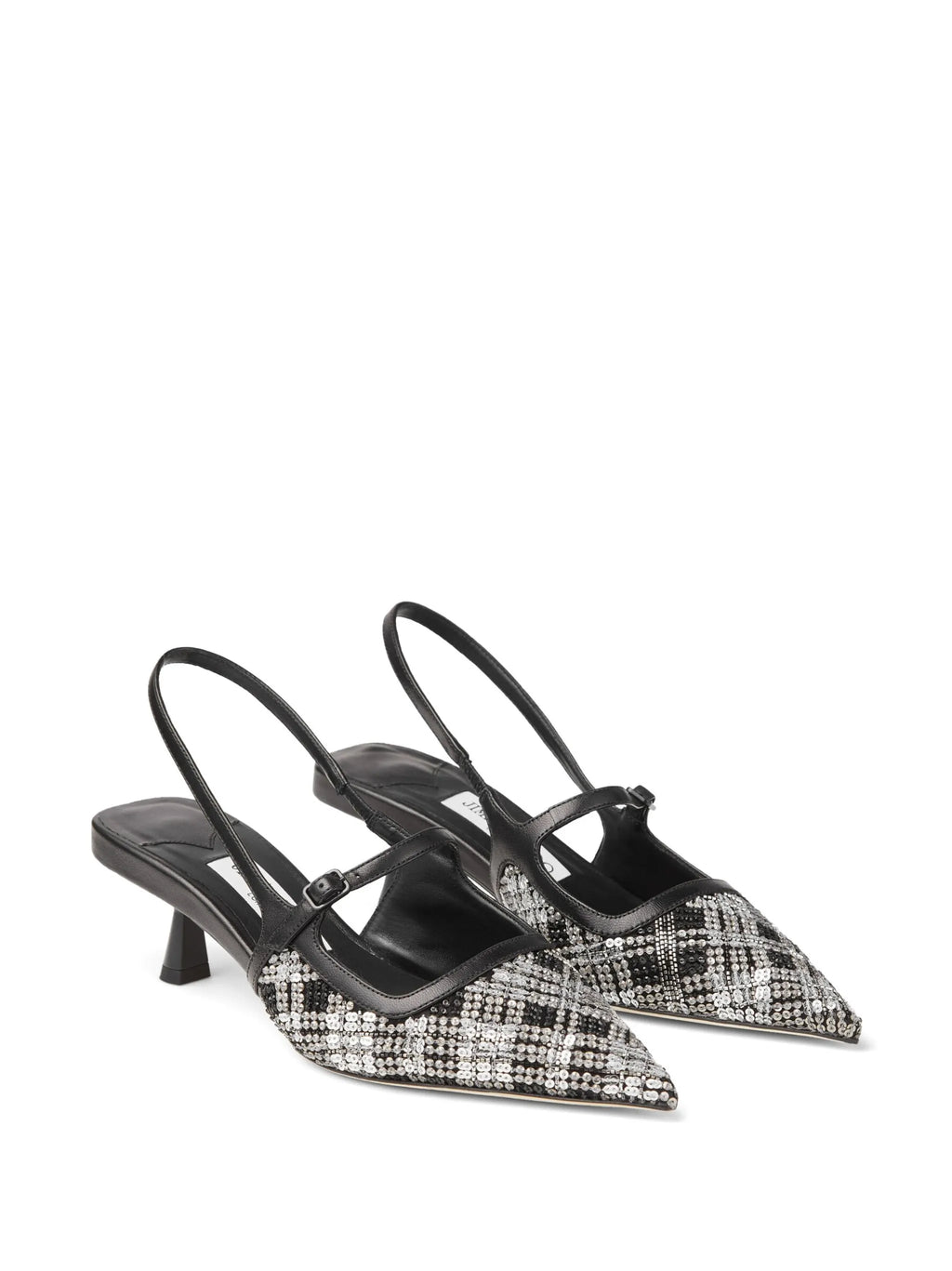 Jimmy Choo - Didi 45mm Check-print Pumps