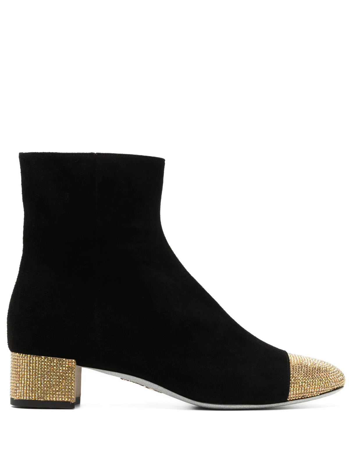 René Caovilla - 40mm Rhinestone-embellished Suede Boots