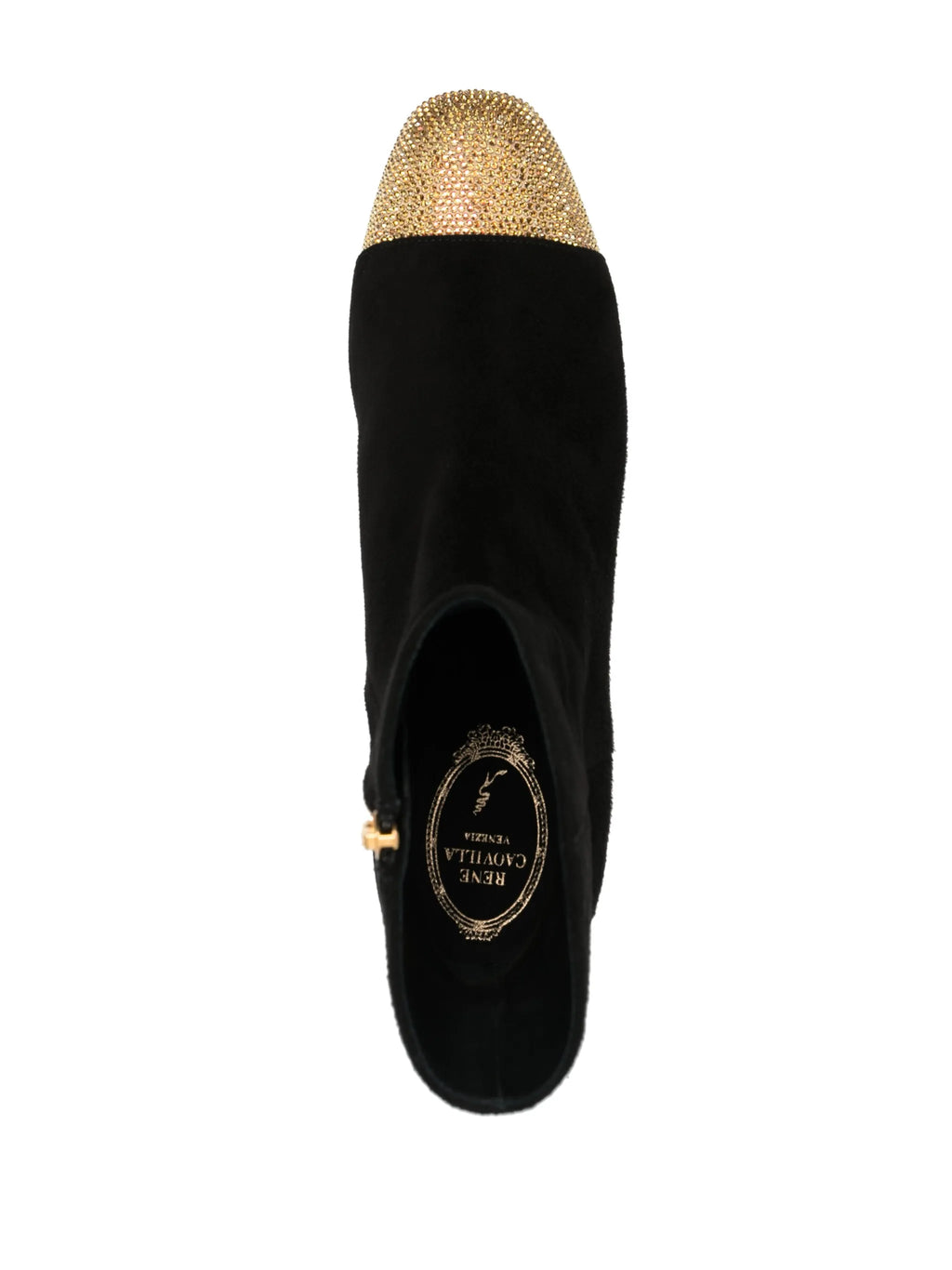 René Caovilla - 40mm Rhinestone-embellished Suede Boots